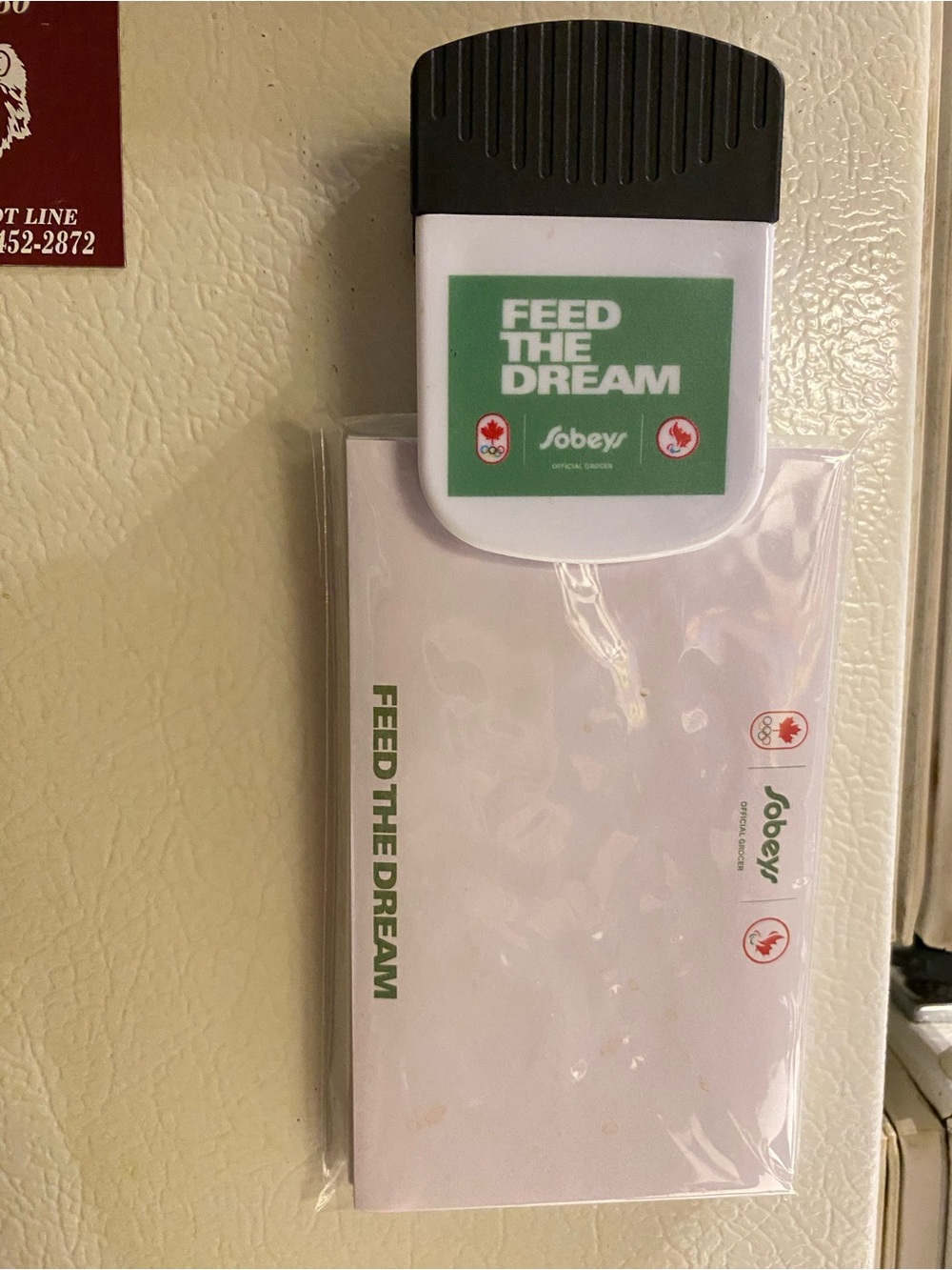 Fridge magnet notepad holder - new in package